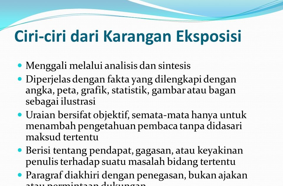 Contoh Jenis Eksposisi Analisis - Contoh KR