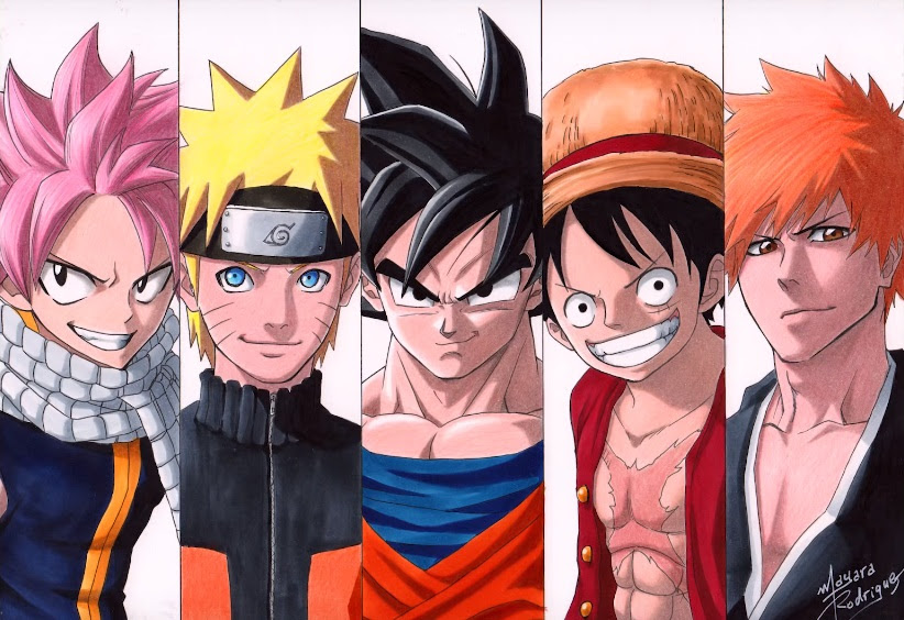 With tenor, maker of gif keyboard, add popular goku luffy naruto animated gifs to your conversations. Naruto Luffy Goku Natsu Ichigo Anime Multiverse Foto 43494044 Fanpop