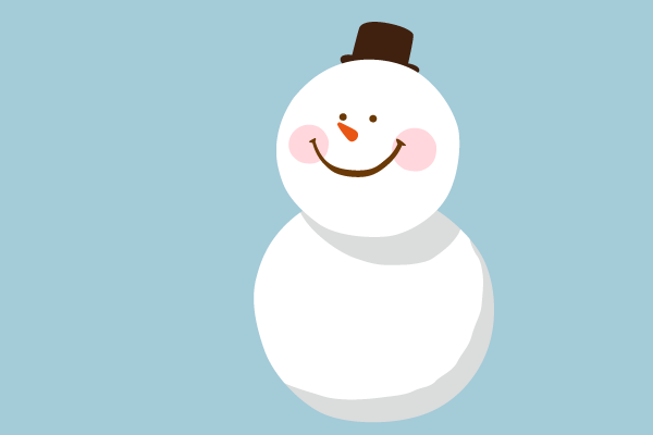 ベスト50 雪だるま イラスト 手書き 美しい花の画像