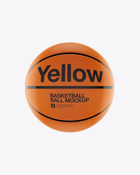 Download Basketball Ball PSD Mockup Front View