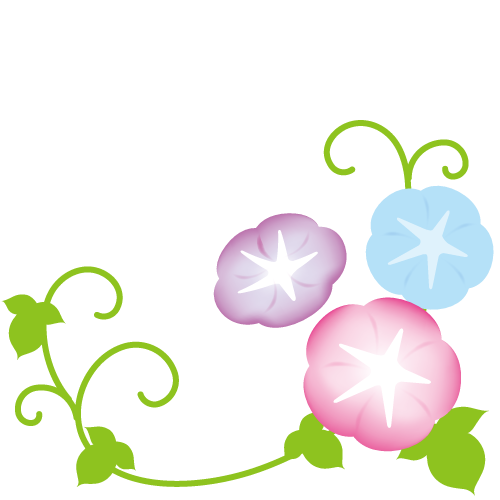 最高のイラスト画像 トップ100朝顔 イラスト かわいい