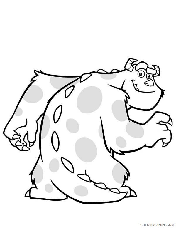 Machine Sousori Boo Sulley Monsters Inc Coloring Pages