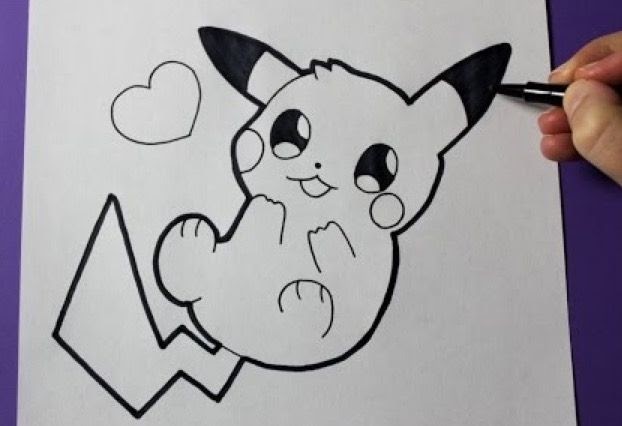 Images Of Pikachu Anime Kawaii Para Dibujar Facil