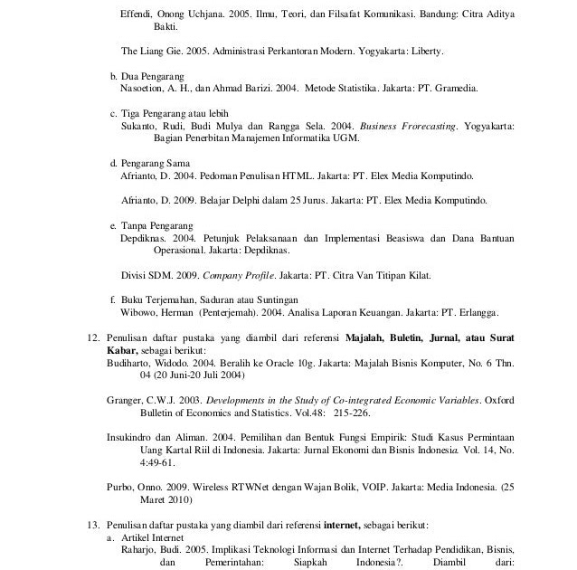 Contoh Daftar Pustaka Tanpa Nama Pengarang - Contoh Raw