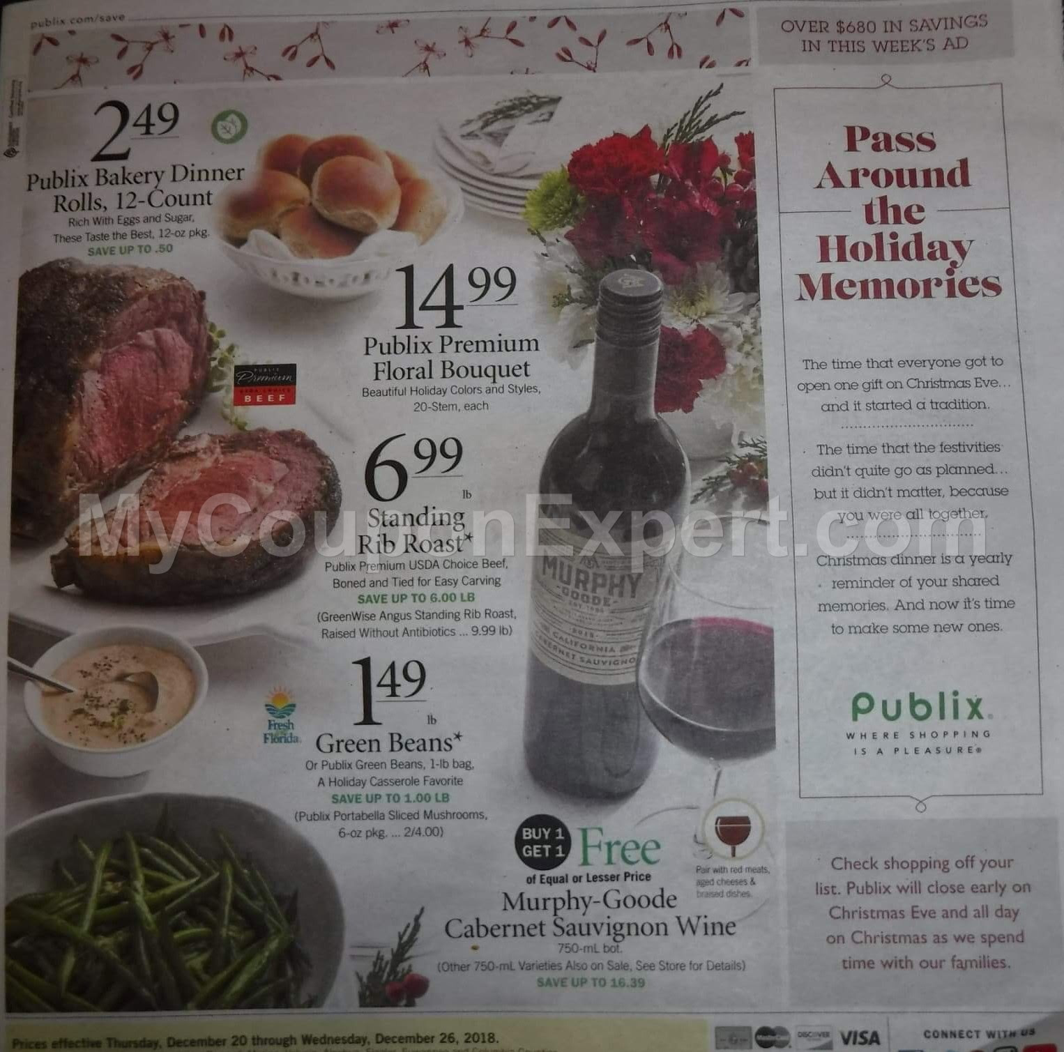 Publix christmas dinner options : Publix Christmas Ad Scan Browse All Pages Early