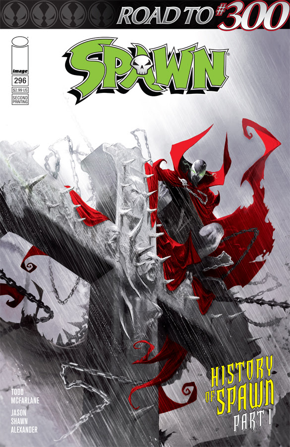 SPAWN #296 2nd ptg cover