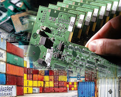 Electronic goods export from India