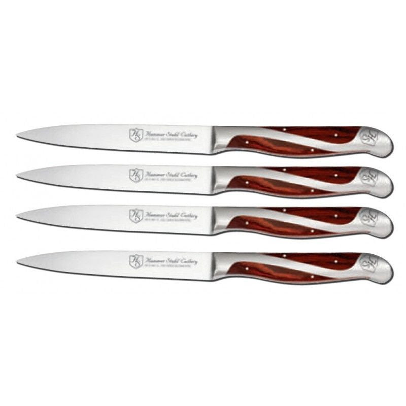 We would like to show you a description here but the site won't allow us. Hammer Stahl Steak Knife 4 Piece Set German Stainless Steel Now Cooking