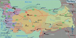 Európa térképek, európa földrajzi és közigazgatási egységeinek bemutatása európa térképén. Terkep Torokorszag Republic Of Turkey Map N All Com