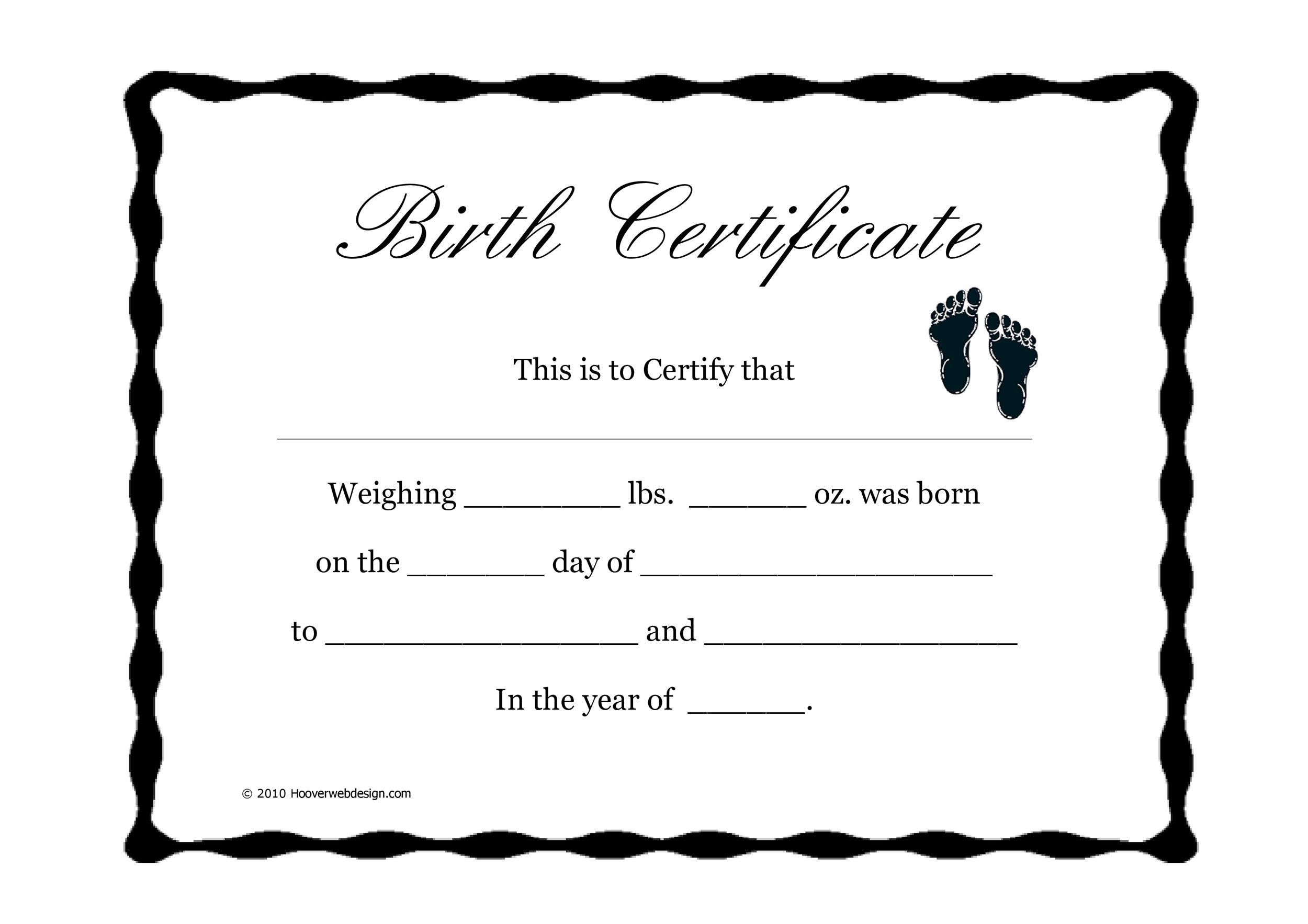 Fake Birth Certificate Maker Free / 40 Fake Birth ...