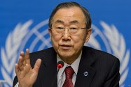 U.N. Secretary-General Ban Ki-moon.