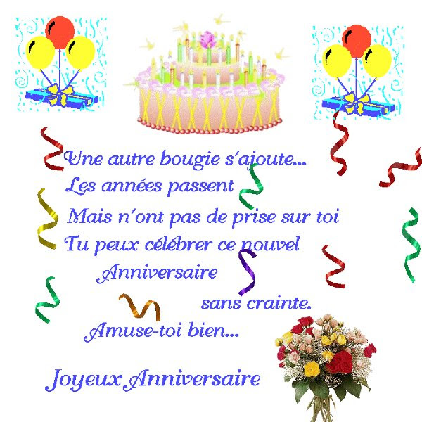 Voeux Anniversaire Collegue