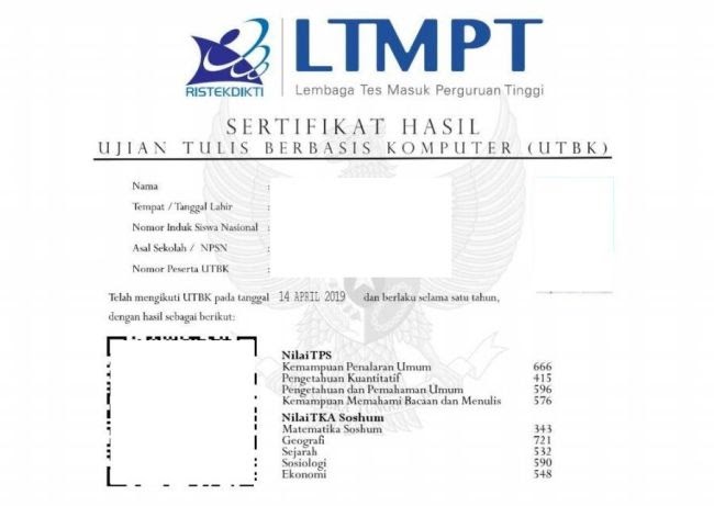 Contoh Soal Soshum Utbk