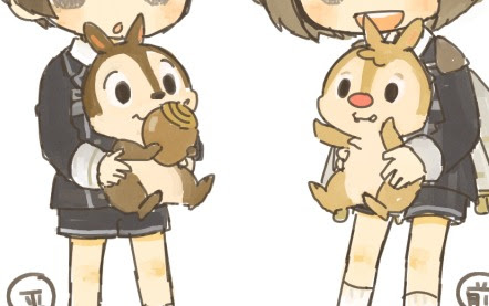イラスト チップ と デール 可愛い イケメン 戦国 イラスト