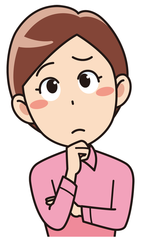 印刷可能 考える フリー素材 イラスト フリー素材 考える 女性 イラスト