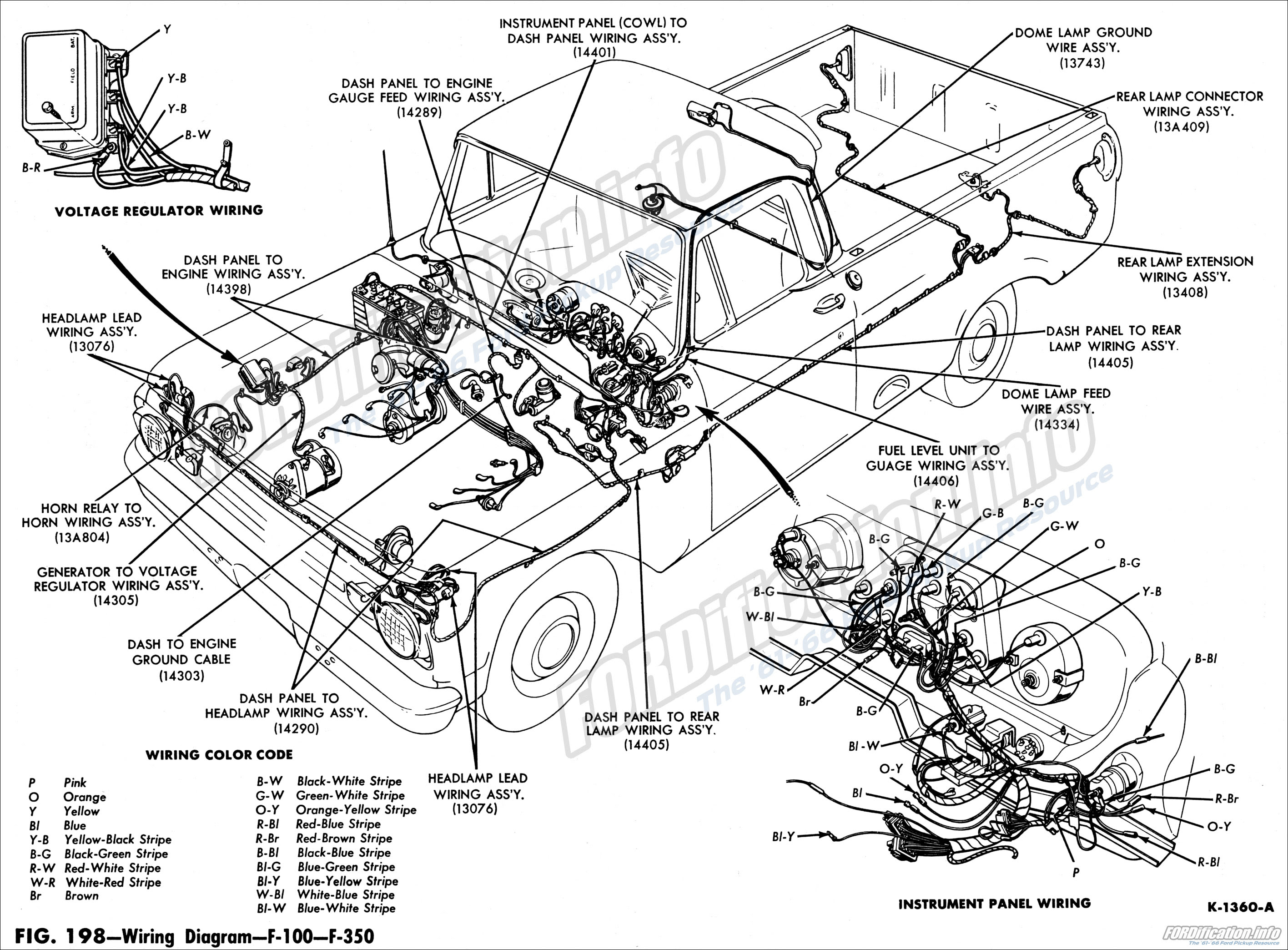 You can follow the wiring in your truck from bumper to bumper. 1963 Ford Truck Wiring Diagrams Fordification Info The 61 66 Ford Pickup Resource