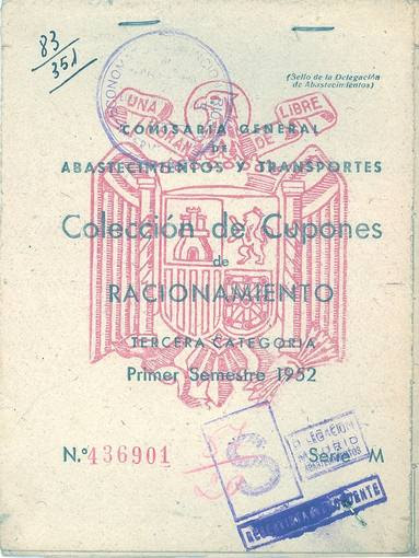 Cartilla de racionamiento