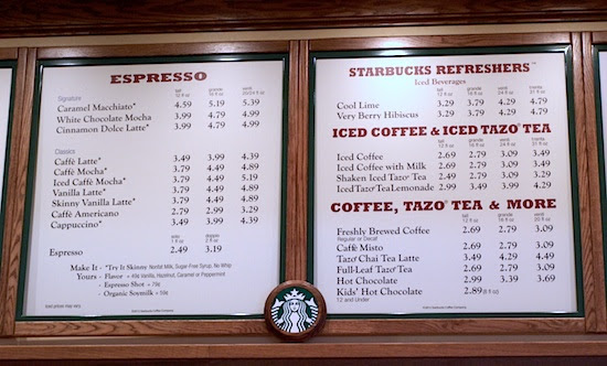 Starbucks Coffee Menu Usa | Free V Bucks On Save The World