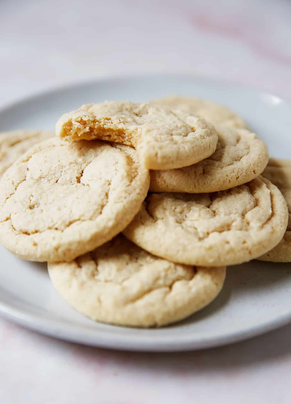 How to make the gluten free sugar cookie dough start by adding salted butter that's been softened to room temperature and white sugar to the bowl of an electric mixer, or a large glass bowl if using a hand held mixer. Gluten Free Sugar Cookies Lexi S Clean Kitchen