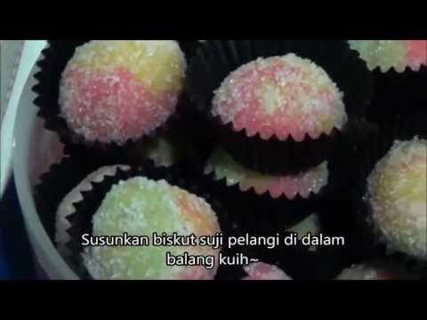 Resepi Biskut Raya 2019: Video Resepi Biskut Suji Pelangi