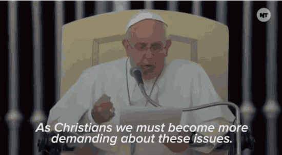 Image result for make gifs motion images of the pope flipping