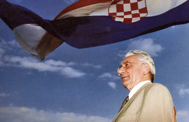 Croatia's First POresident Dr Franjo Tudjman Standing at Town Knin August 1995 - As Croatia  Was Liberated From Serb Aggressor