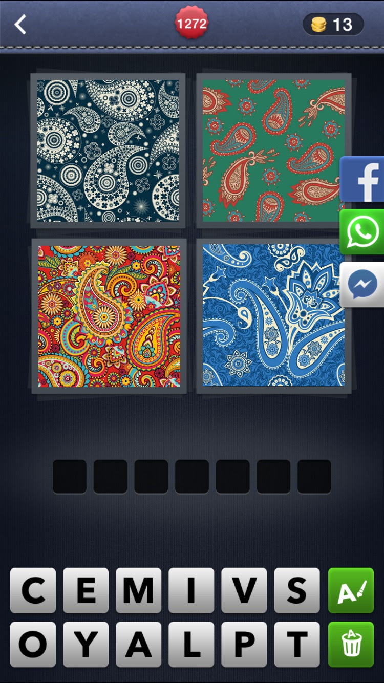 4 images un mot de 7 lettres solution