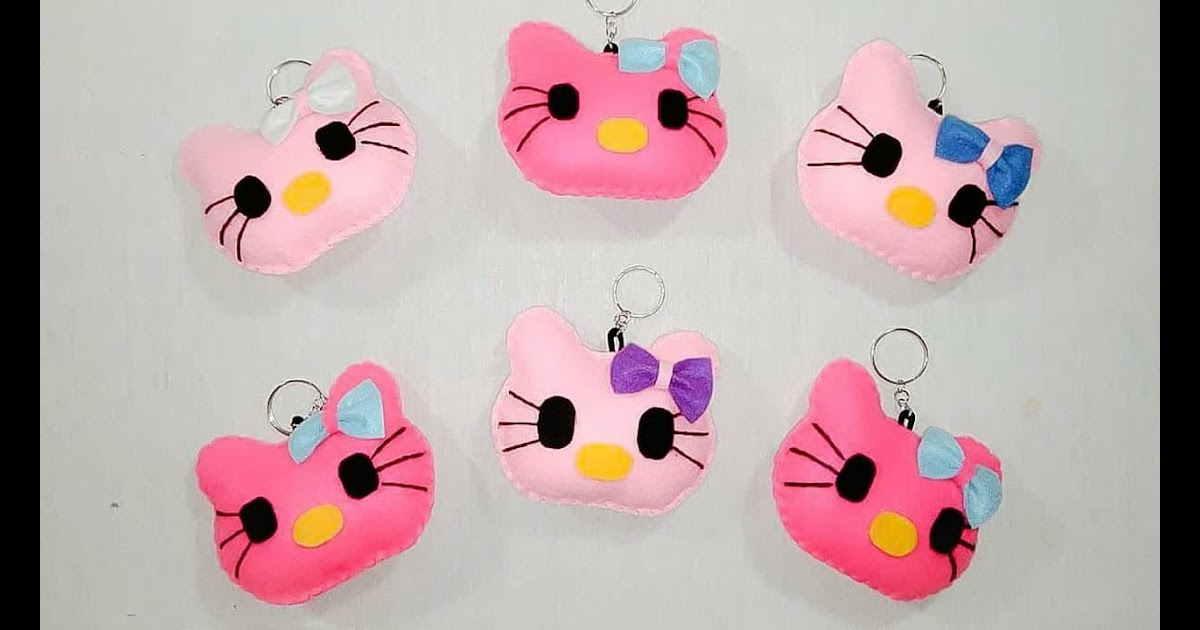 28 Kerajinan  Dari  Kain  Flanel  Bentuk Hello  Kitty  Trend 