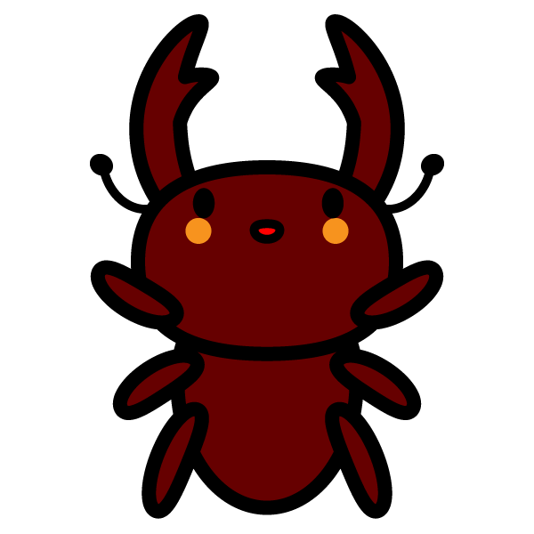 心に強く訴えるくわがた イラスト かわいい 最高の動物画像