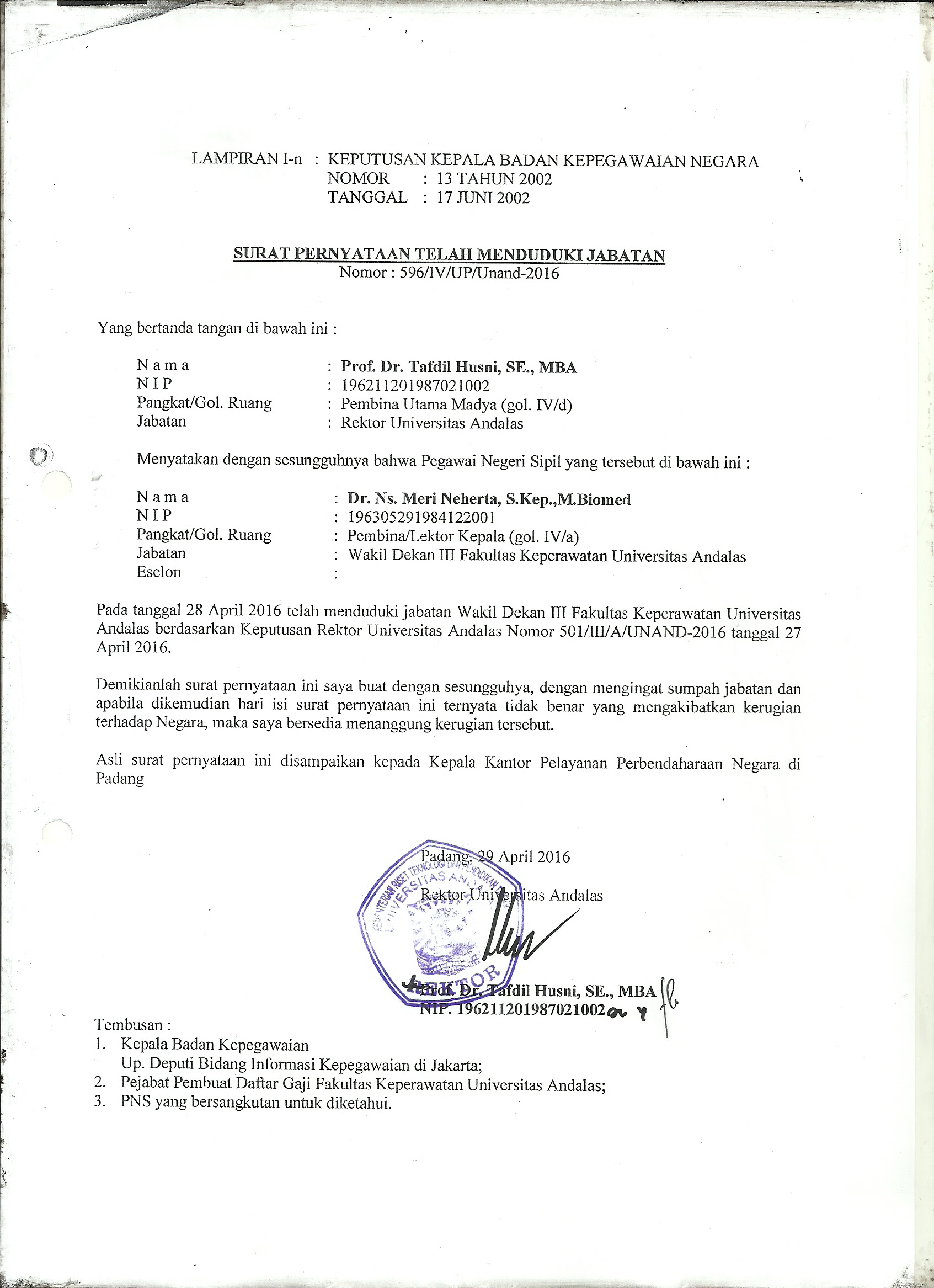 Contoh Surat Pernyataan Patuh Pada Etika Profesi Rekam Medis Bagi Contoh Surat