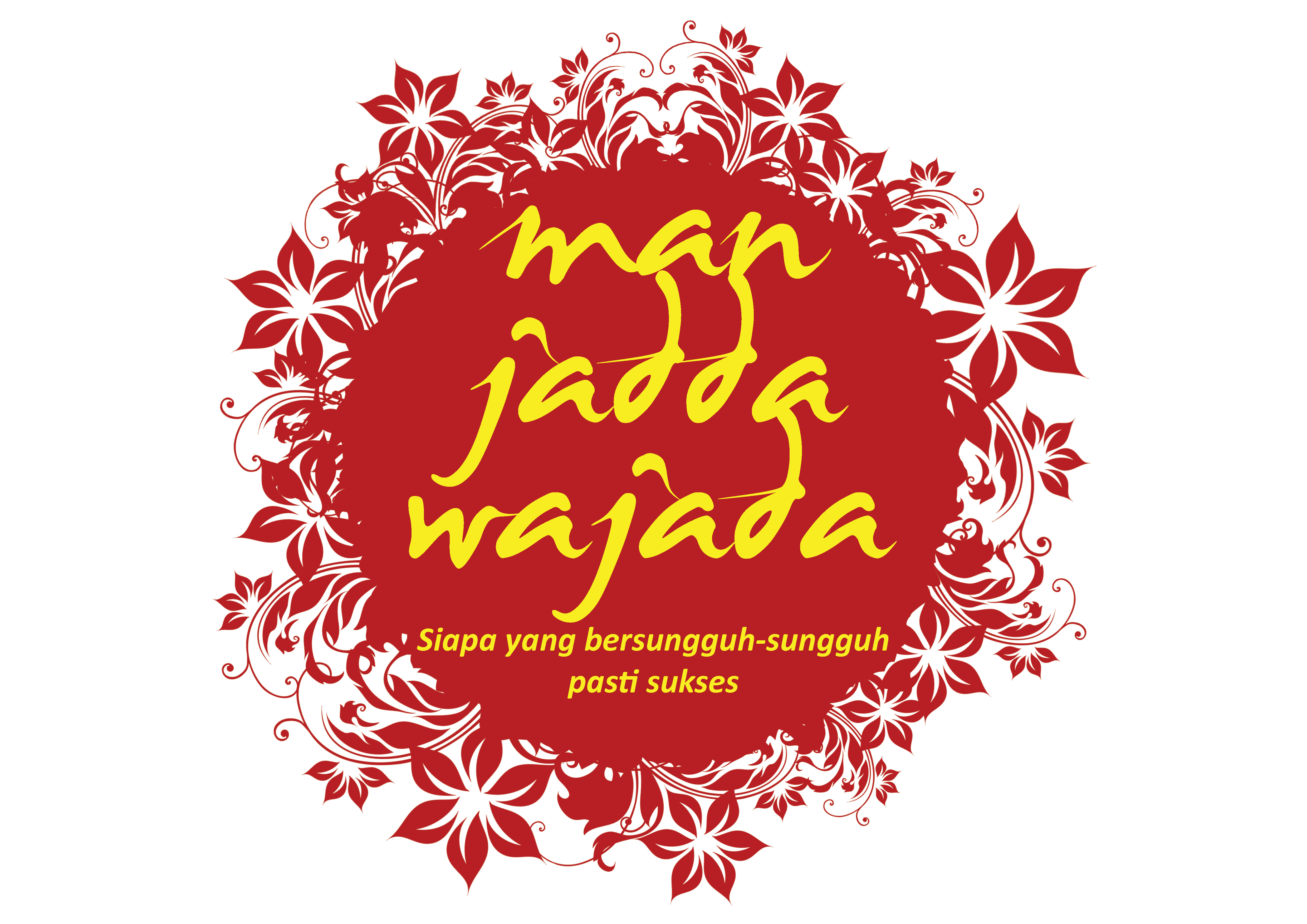 Tulisan Arab Hadits Man Jadda Wajada