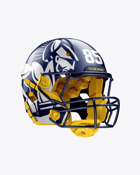 Download American Football Helmet Halfside View Jersey Mockup PSD File 49.45 MB - Download Free American ...