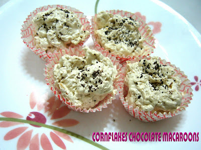 Riezanie's Recipe Collections: CORNFLAKES CHOCOLATE MACAROONS