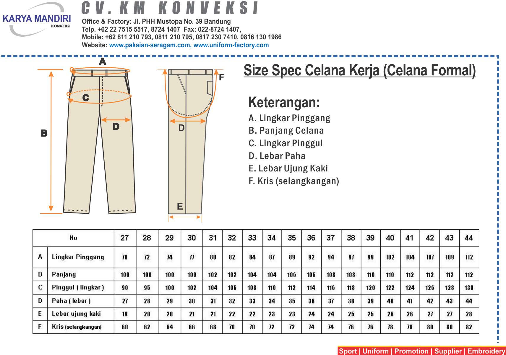 buat kemeja seragam  Agustus 2012