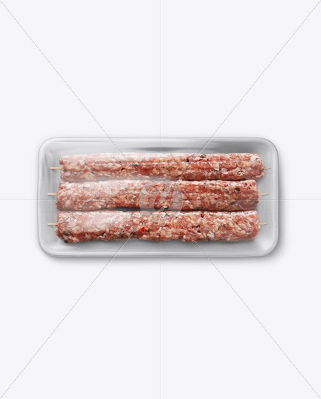 Download Download Plastic Tray With Kebab Mockup PSD