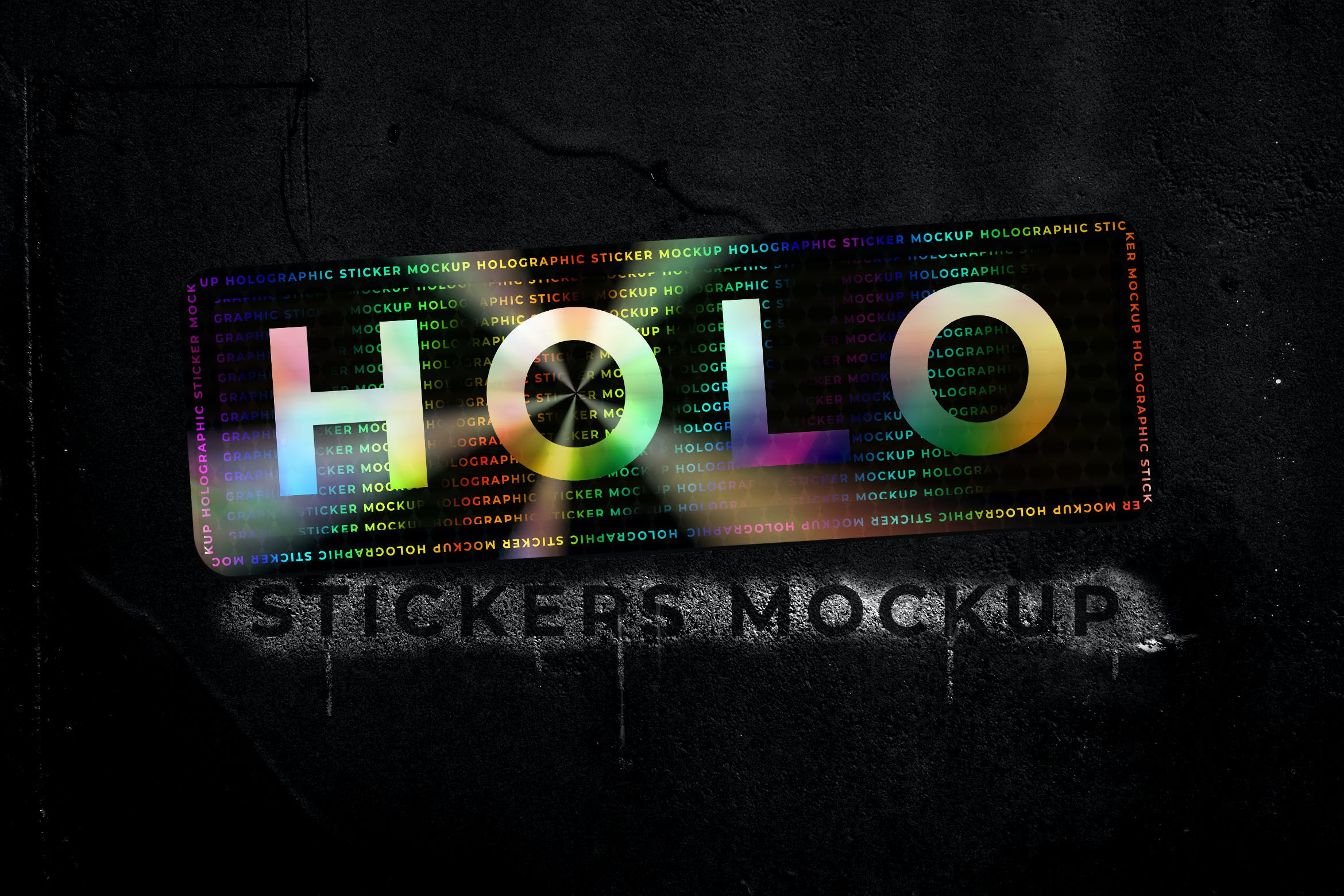Download Hologram Mockup Psd Free - Matte Metallic Spray Bottle ...
