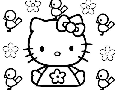 √無料でダウンロード！ キティ イラスト モノクロ 151323