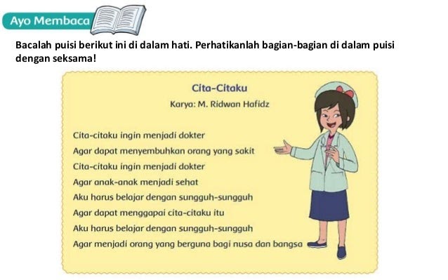  Puisi  Tema Cita  Cita  Menjadi Guru Pantun Cinta 