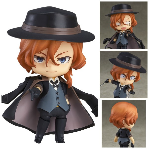 CHUYA NAKAHARA FIGURA 10 CM BUNGO STRAY DOGS NENDOROID