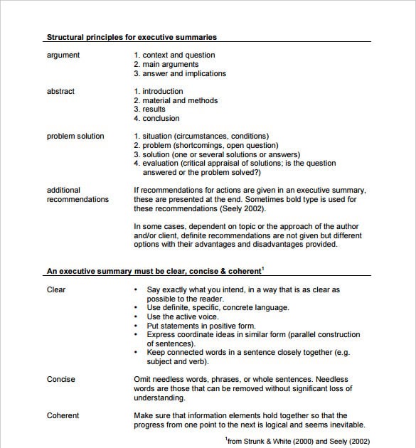 Contoh Executive Summary Hotel - Mathieu Comp. Sci.