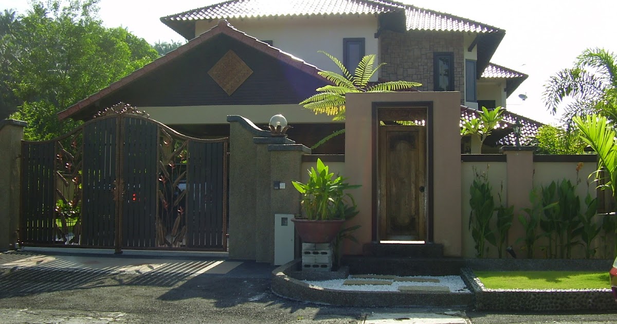  Pagar  Rumah  Minimalis  Gaya  Bali Arsitekhom