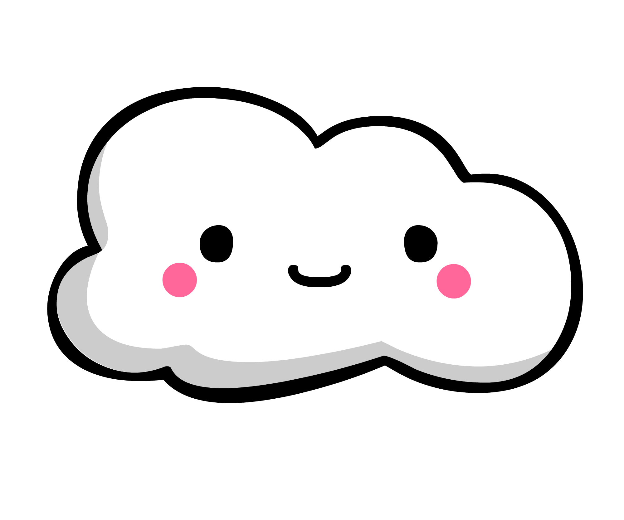 すべての動物の画像 最新雲 イラスト フリー素材
