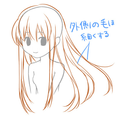 最高の女の子 イラスト 簡単 髪型 全イラスト集