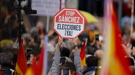 Espagne : l'extrême droite rassemble une centaine de milliers de manifestants contre un projet d'amnistie des indépendantistes catalans