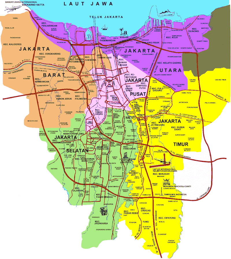 15+ Map Jakarta Barat