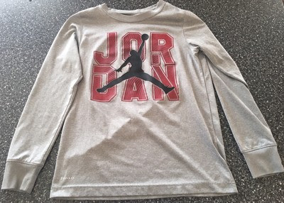 Buying Boys Medium M 1012 Nike Dri Fit Air Jordan Long Sleeve Shirt