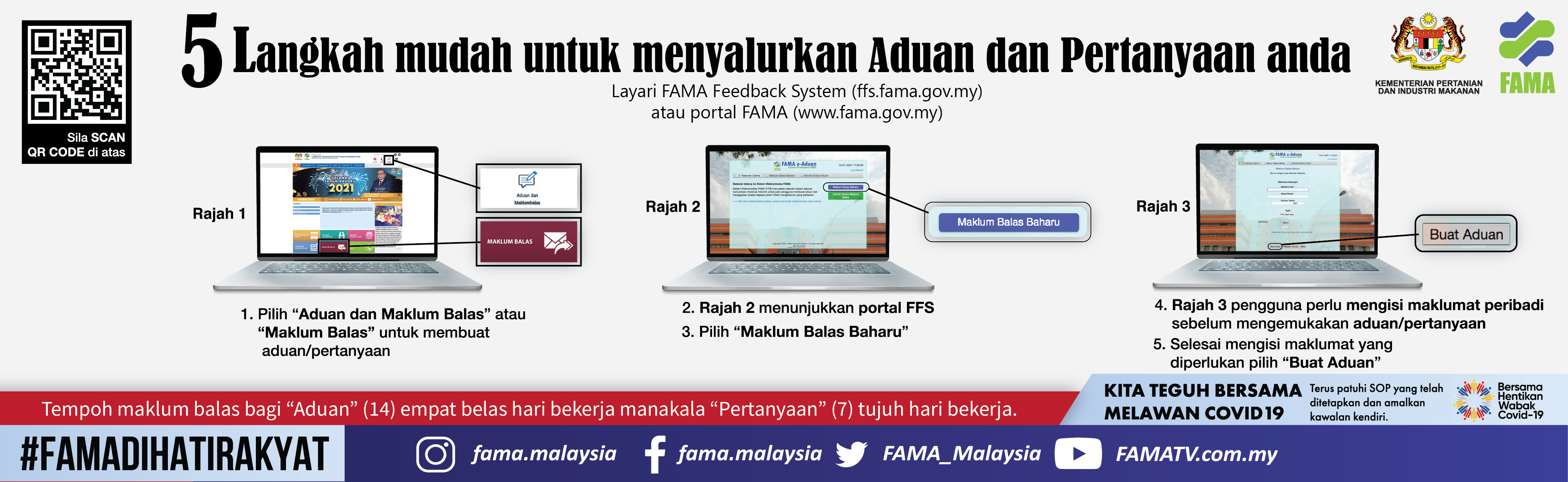 Enter your personal details below: Portal Rasmi Fama