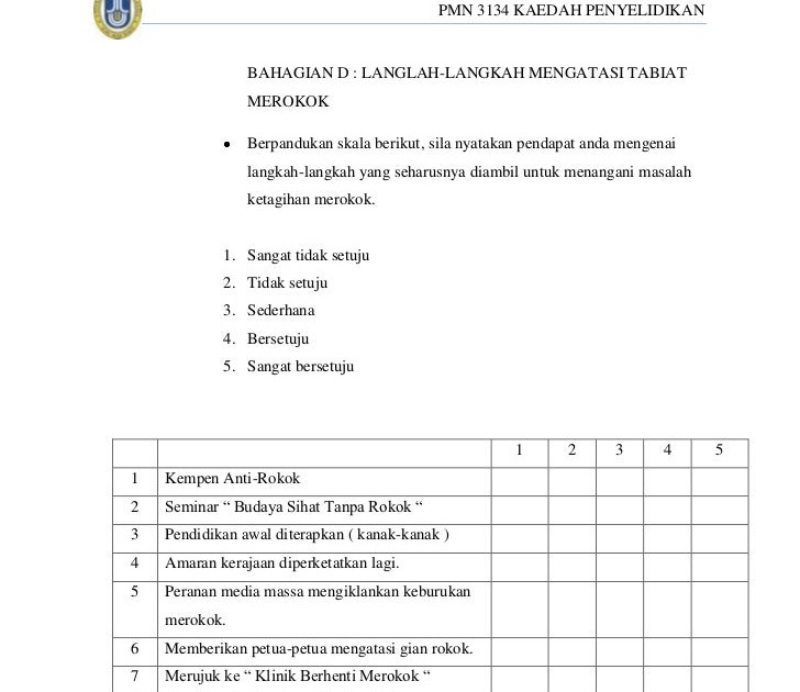 Contoh Soalan Soal Selidik Masyarakat Setempat - Contoh Oliv