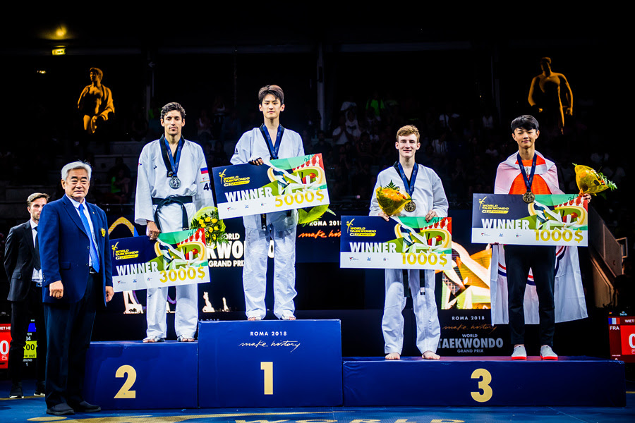 Rome S First Ever World Taekwondo Grand Prix Gets Underway Mbw World Taekwondo 778x1080 poster design by p+a.