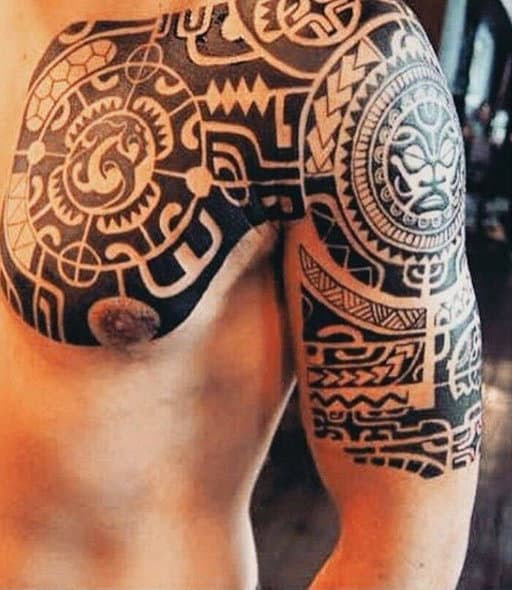 Paling Populer 27 Desain  Tato  Tribal  Di  Punggung